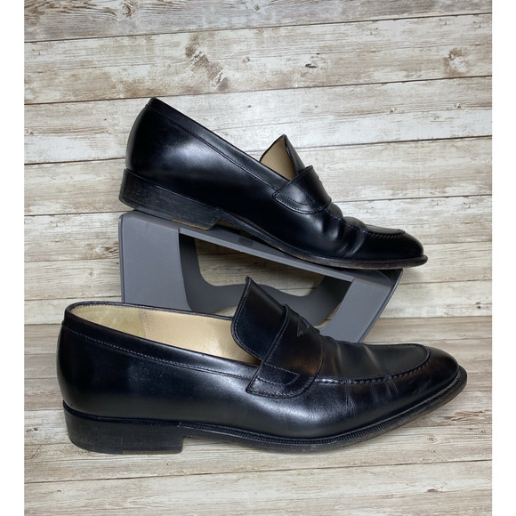 Salvatore Ferragamo Shoes Mens 39 EU 7 2E US Black Penny Loafer UG18865 main image 7